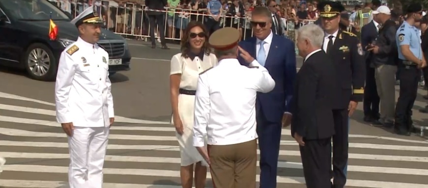 (VIDEO) Președintele, de Ziua Marinei la Constanța