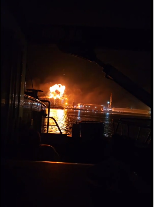 (VIDEO) Rușii au bombardat din nou porturile ucrainene de la Dunăre