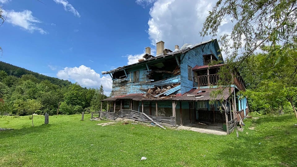 (GALERIE FOTO) Imagini ca într-un film western – cabana Prislop