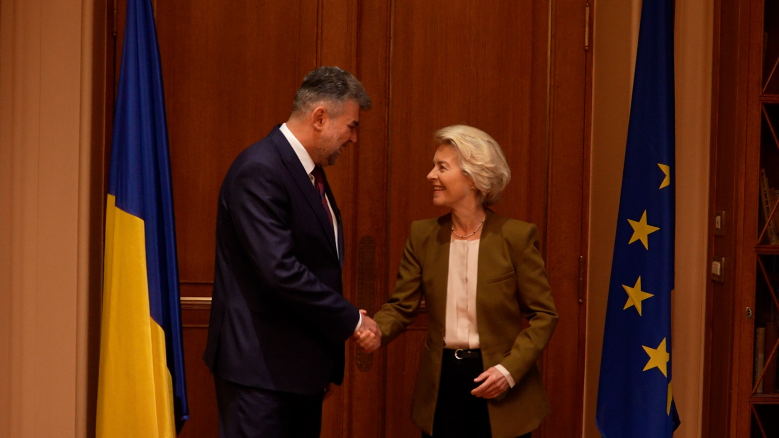 Marcel Ciolacu s-a întâlnit cu Ursula: „Am avut o discuție consistentă”