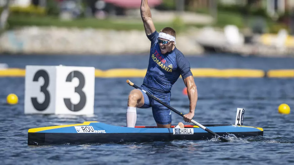 Performanță la canoe. Cătălin Chirilă, pe podium