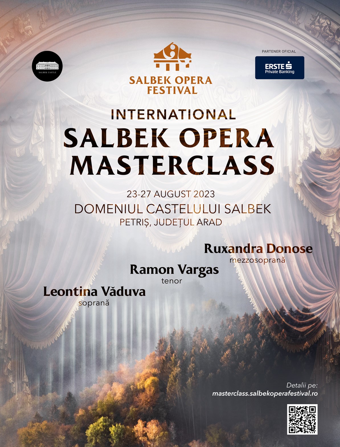 Zilele Aradului şi Salbek Opera Masterclass, marcate de Gala Salbek Opera Festival