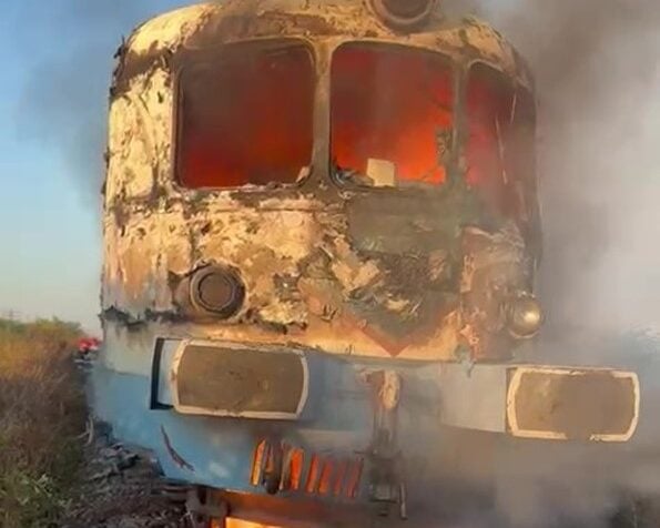 Sindicaliștii dau vina pe guvern pentru incendiul din tren (video)