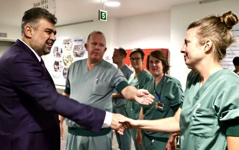 Ciolacu, în vizită la arşii transferați în Belgia