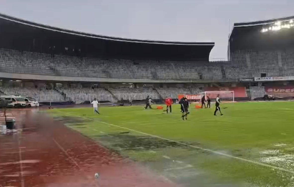 Învinși de ploaie după numai o repriză