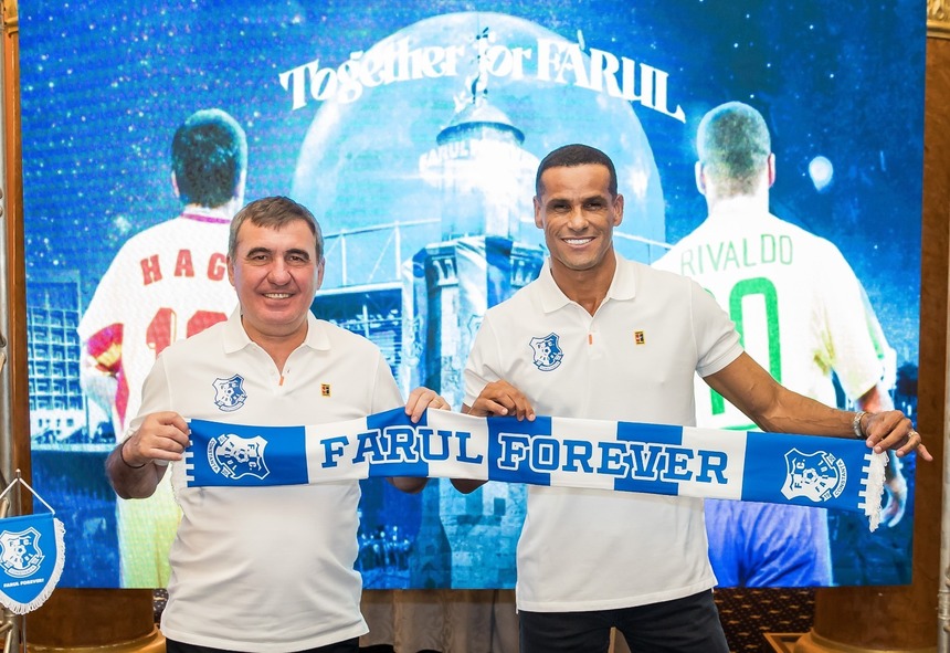 (VIDEO) Hagi a bătut palma cu Rivaldo