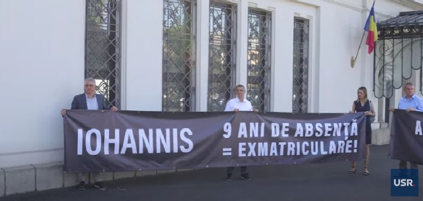 (VIDEO) Protest la Cotroceni