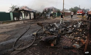 Ploaie de rachete peste mai multe oraşe din Ucraina