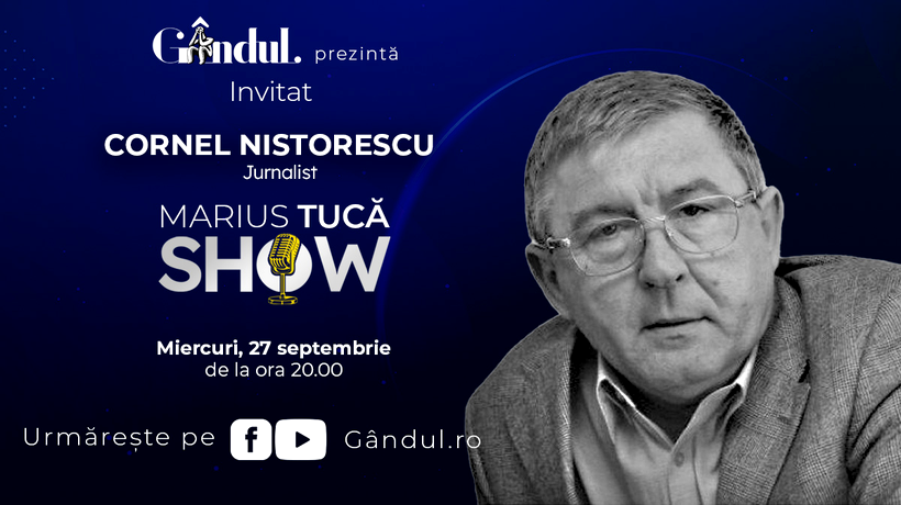 Cornel Nistorescu, invitat la Marius Tucă Show