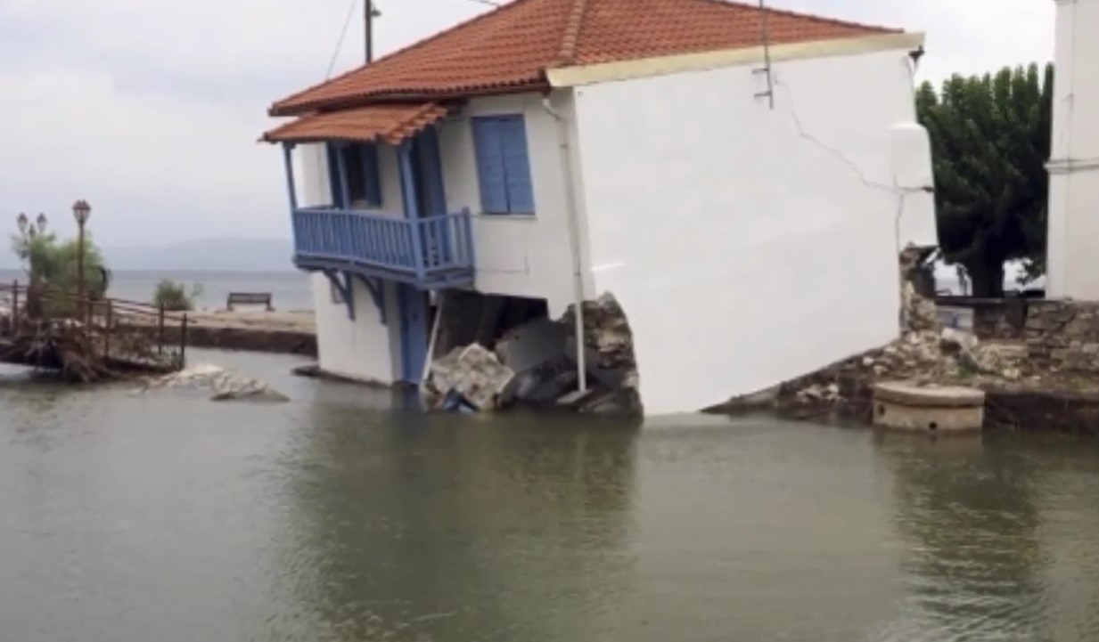 Noi inundații în Grecia