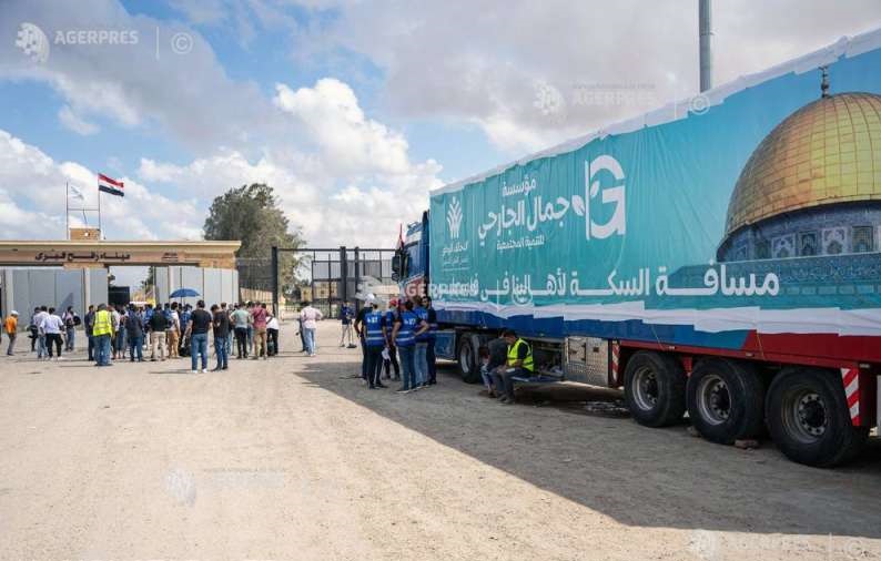 Undă verde pentru convoiul umanitar destinat Fâșiei Gaza