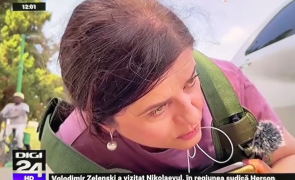 La ei, război, la noi carnaval în toi, cu ziarista Digi 24 și Victor Ponta