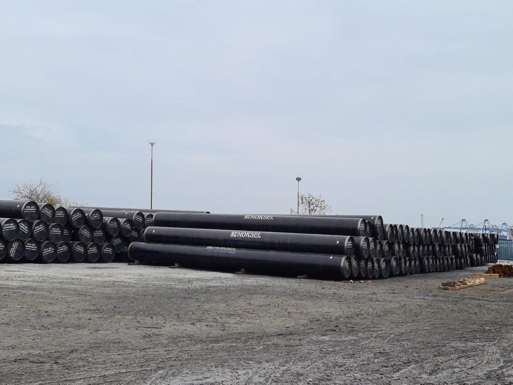 Au venit țevile pentru Autostrada Gazului din Marea Neagră