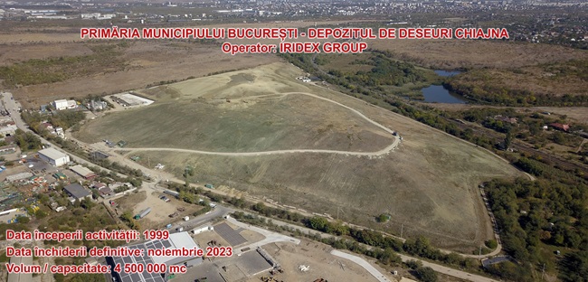 Depozitul de deșeuri Chiajna, închis definitiv