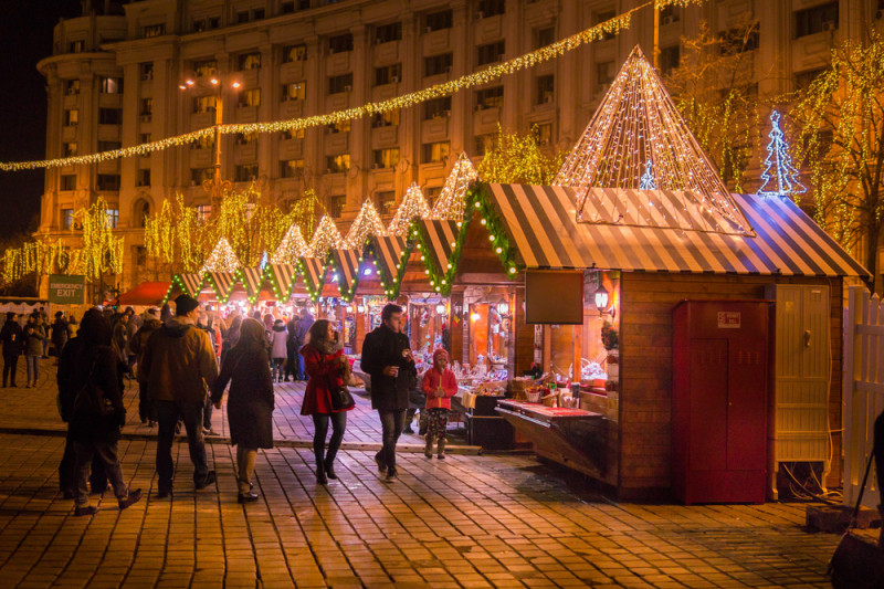 Cel mai mare Târg de Crăciun din România e în București. Când se deschide