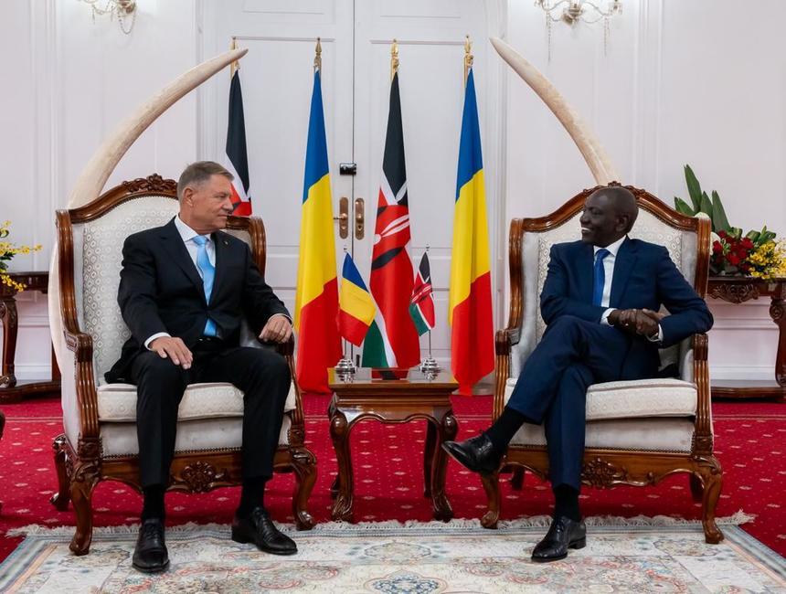 Iohannis. România și Kenya, cooperare în domenii cu rol crucial