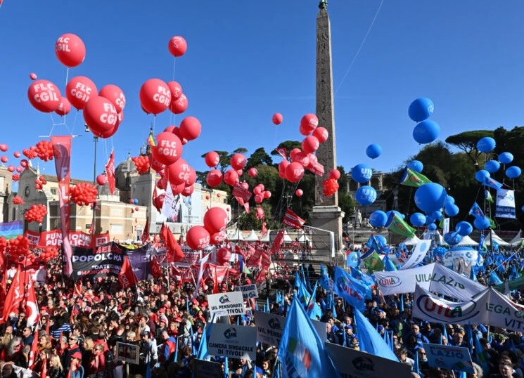 Grevă în Italia:”Meloni, poporului îi e foame”