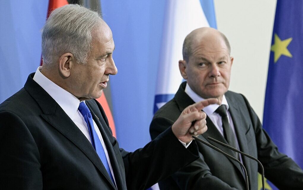 Scholz nu-l menajează pe Netanyahu. Situaţia umanitară din Gaza, urgent ameliorată!