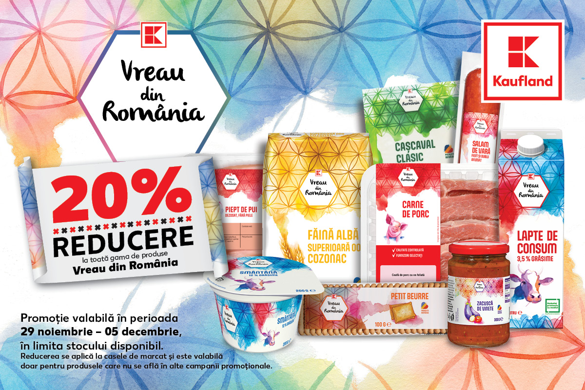 Vreau din România: Sărbătorește Ziua României cu produse locale, 100% românești!