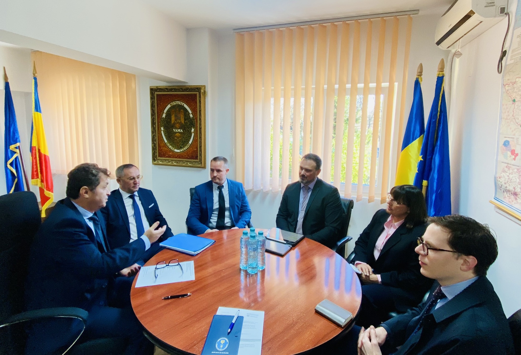 Americanii își trimit un om în Portul Constanța