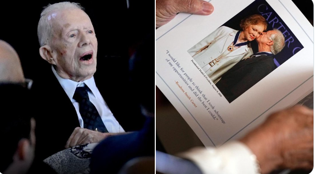 Apariție rară a lui Jimmy Carter, fostul președinte american (foto)