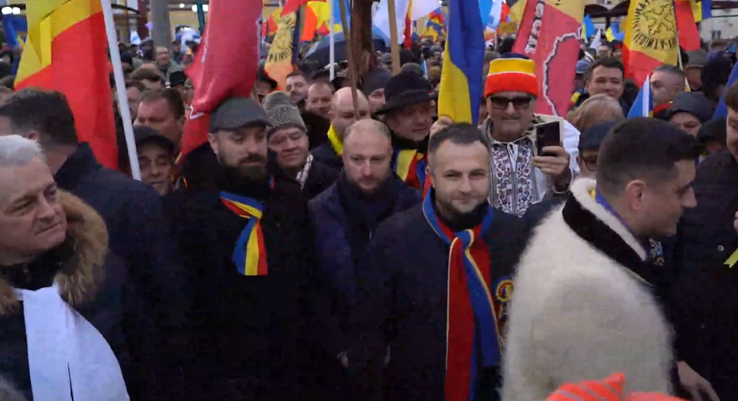 (VIDEO) Marșul AUR la Alba Iulia