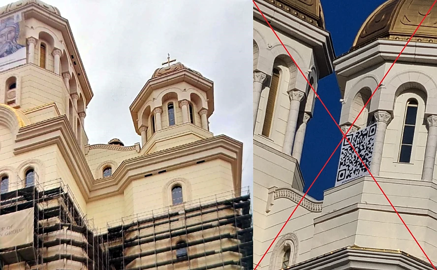 ”Am dat jos Codul QR de pe Catedrală!”