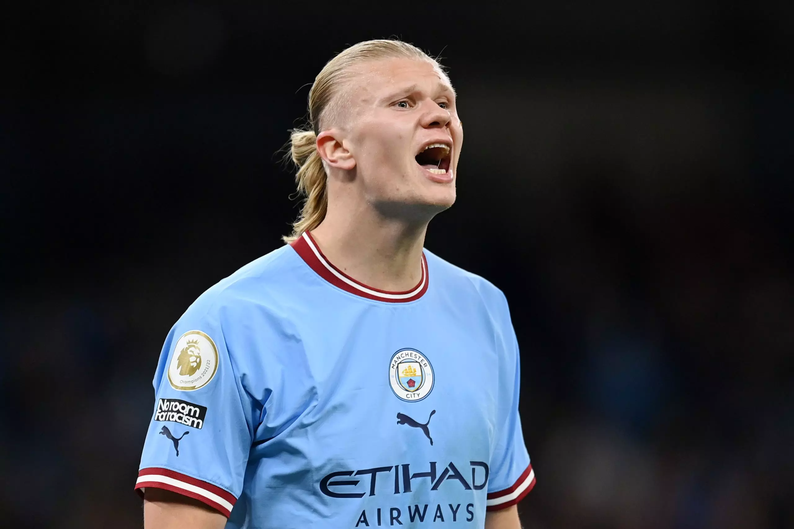 Guardiola îl apără pe Haaland: „Nu e vina lui”