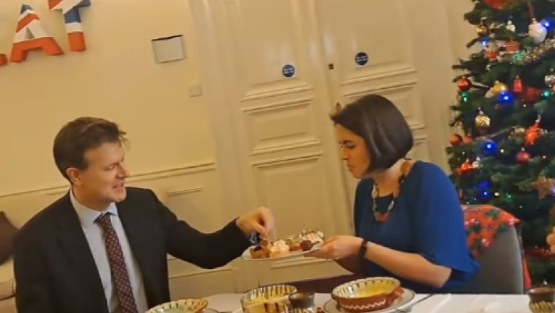 Ambasada Marii Britanii, la București. Omagiu, preparatelor tradiționale
