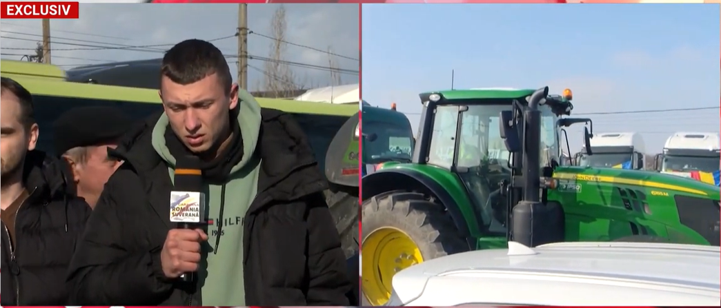 (VIDEO) La Afumați, și copii ai fermierilor protestează