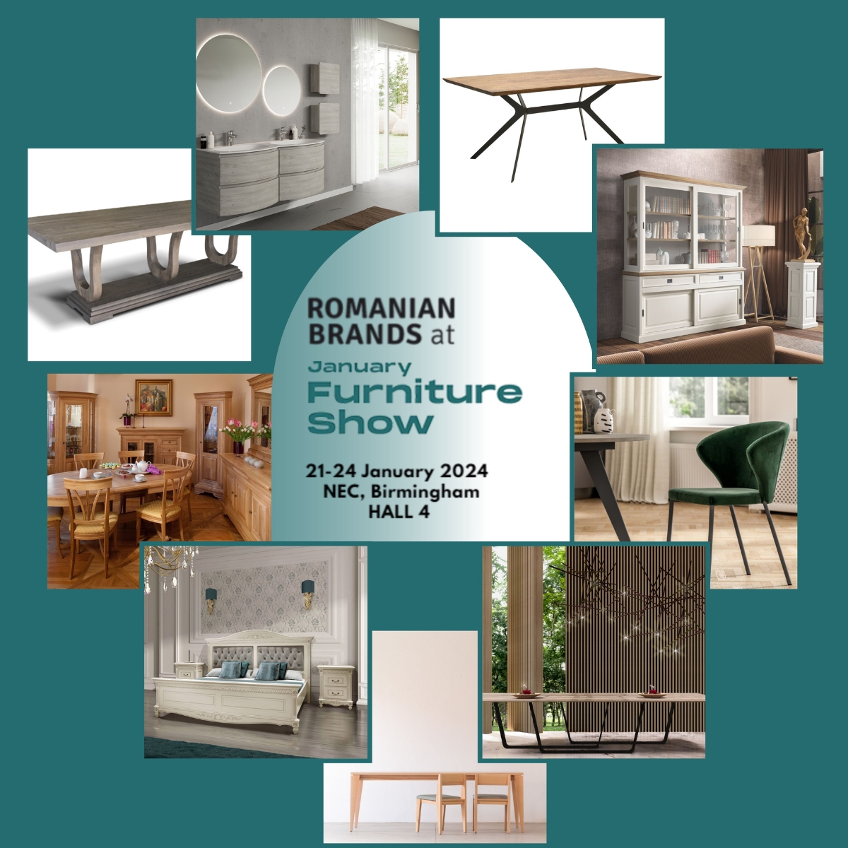 9 firme de mobilier din România au propus noi colecții la târgul internațional January Furniture Show din Birmingham