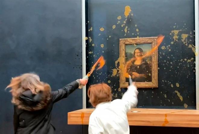 (VIDEO) Vandalism la Luvru. Au atentat la „Mona Lisa”