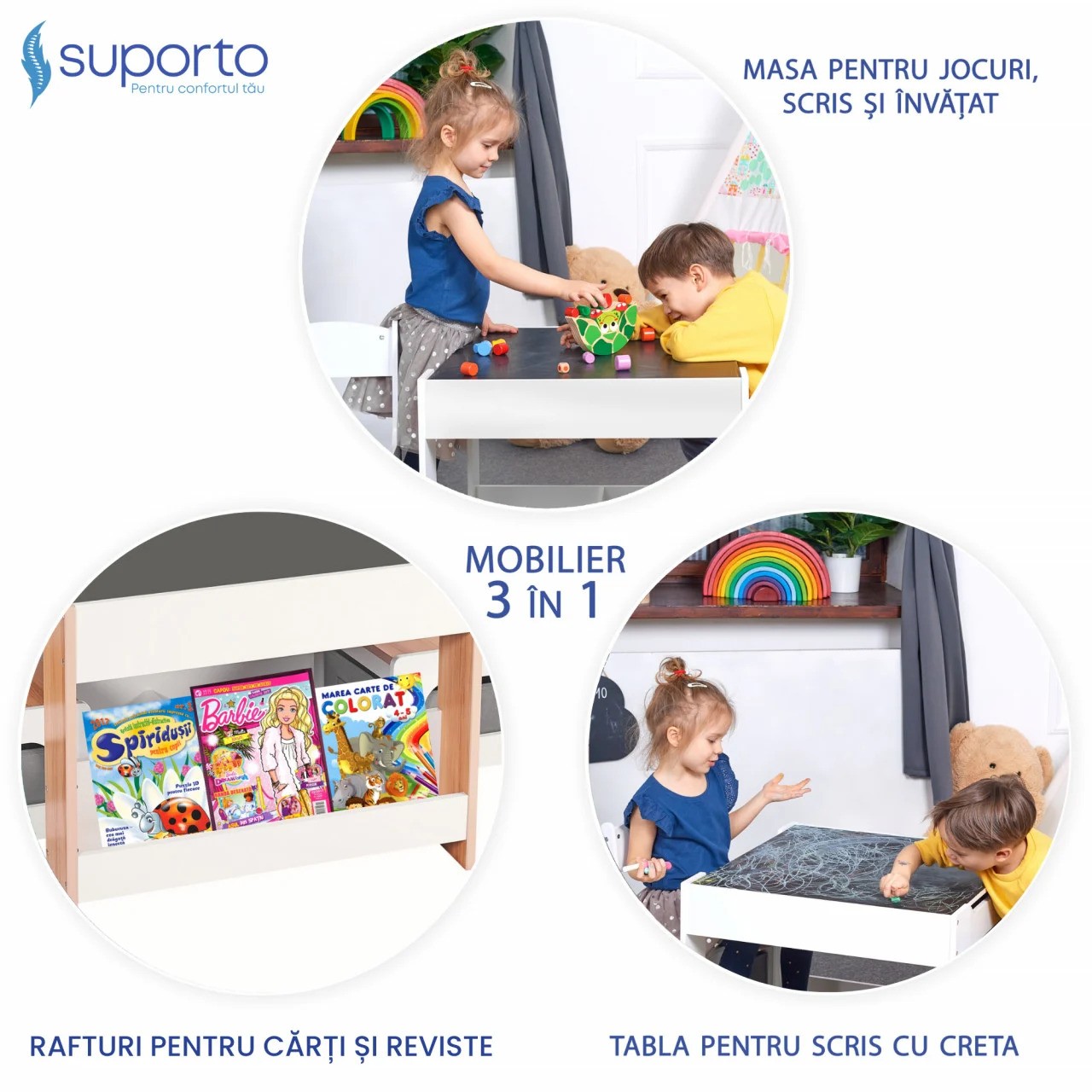 Creativitate în culori – Mobilierul care inspiră micuții artiști