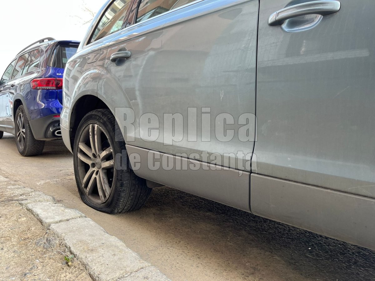 Activiști de mediu au vandalizat mașini la Constanța. „Ești furios, dar nu o lua personal”