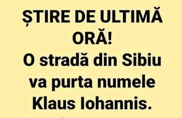 Strada lui Iohannis și sensul său