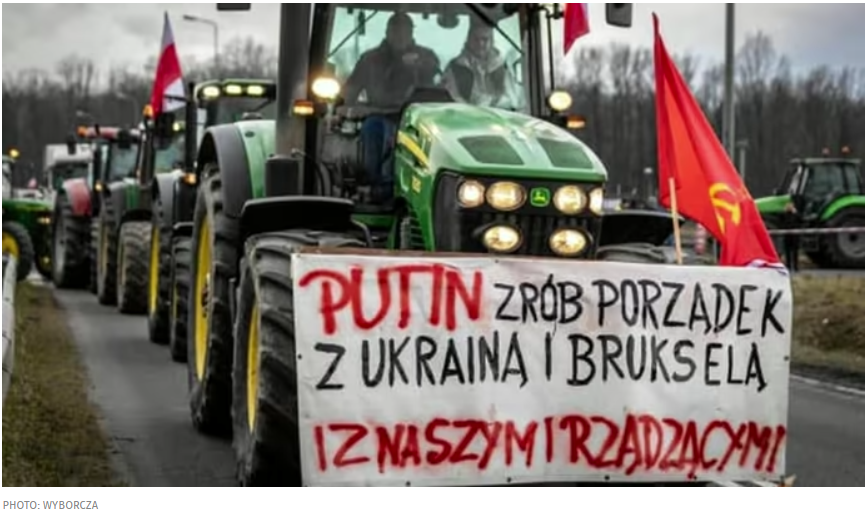Fermieri polonezi cer ajutorul lui Putin