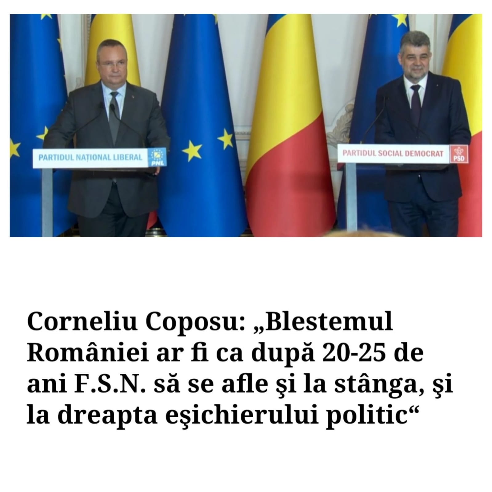 Ce ar fi zis Corneliu Coposu dacă ar fi mai trăit?