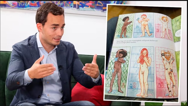 Organe sexuale într-o carte pentru copii