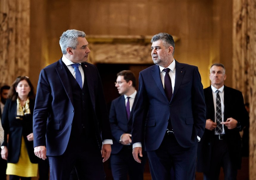 Marcel Ciolacu zice că a fost constructivă întrevederea cu Nehammer