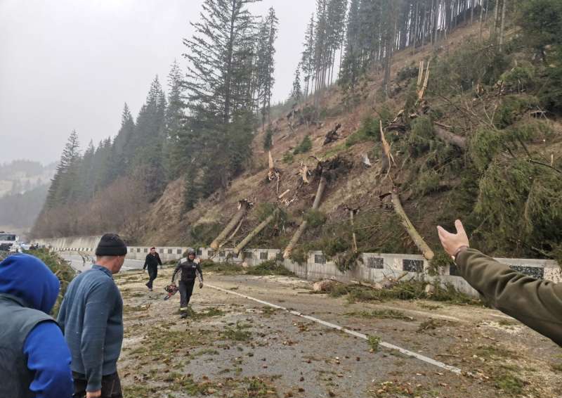 Situații de urgență provocate de vânt