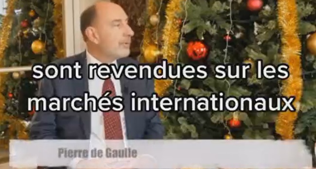 Nepotul lui de Gaulle acuză Ucraina că vinde arme (Video)