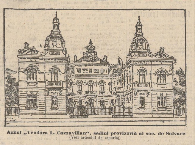 Din istoricul Societății „Salvarea” (I): Azilul Cazzavillan și sediul „Salvării”