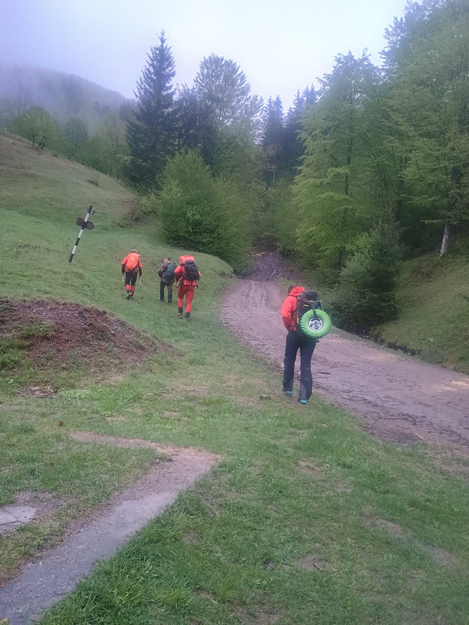 Ucrainean salvat de români din Munții Maramureșului