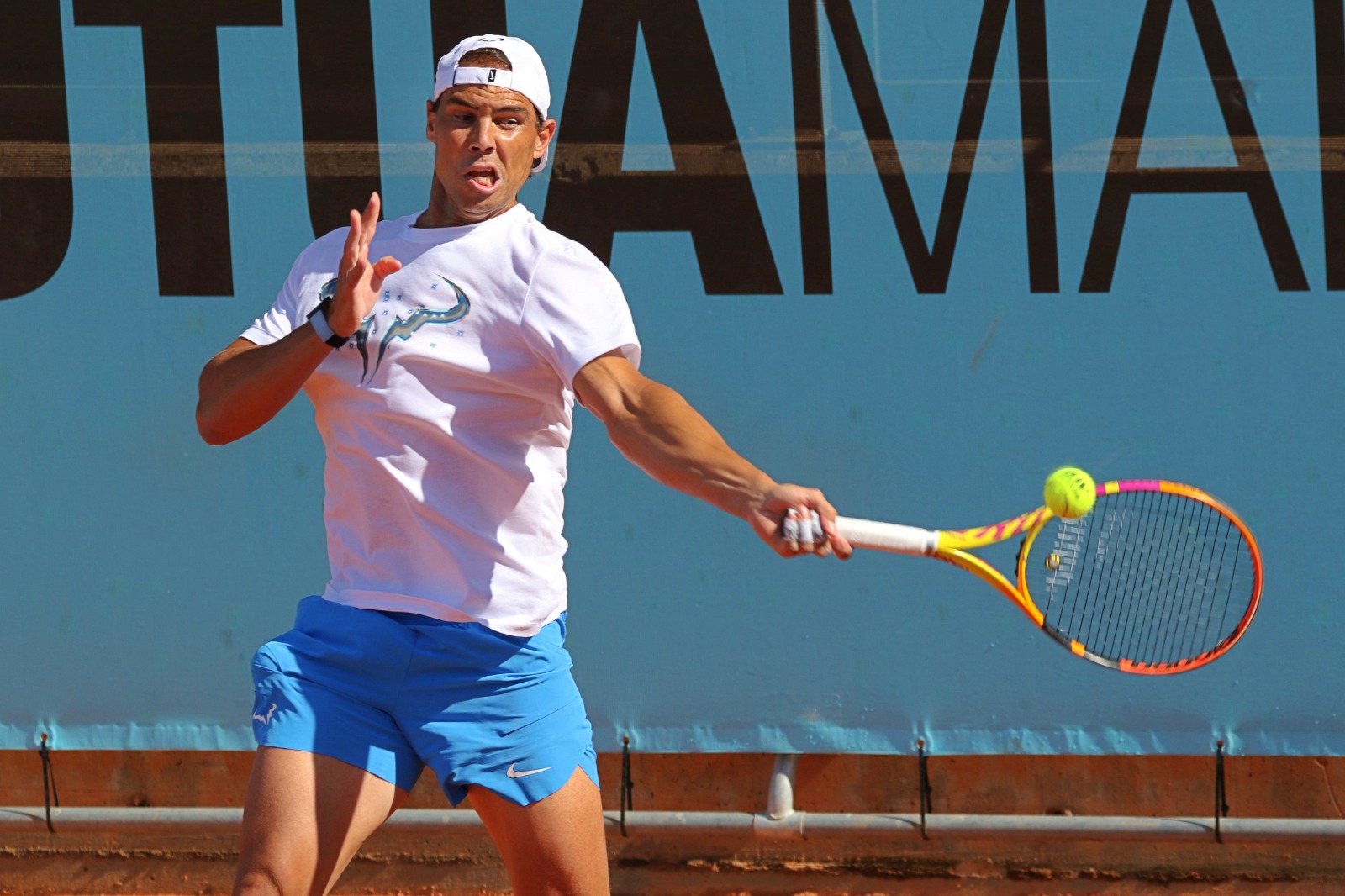 Nebunie la antrenamentul lui Rafa Nadal (fotoreportaj)