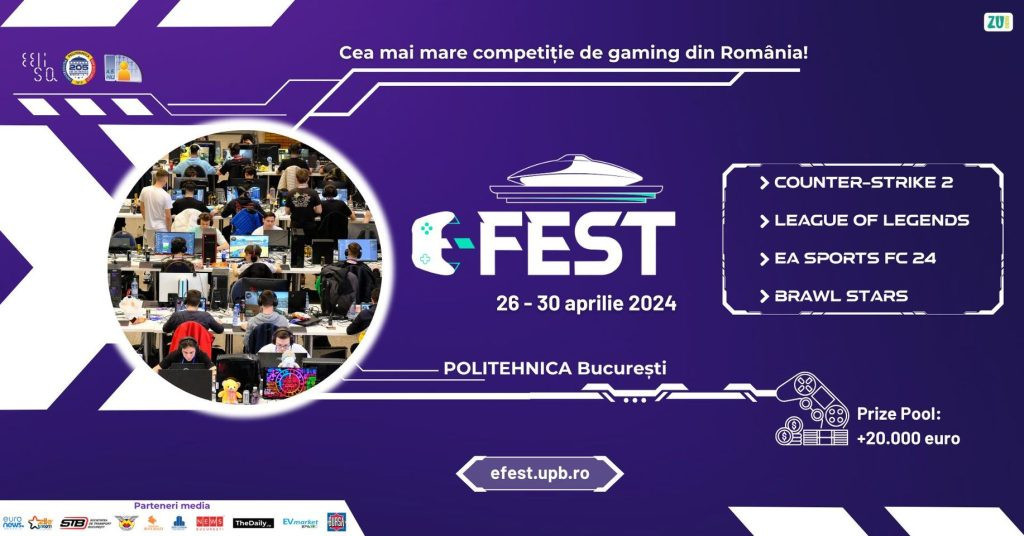 Cel mai mare eveniment de gaming din România e la Politehnică
