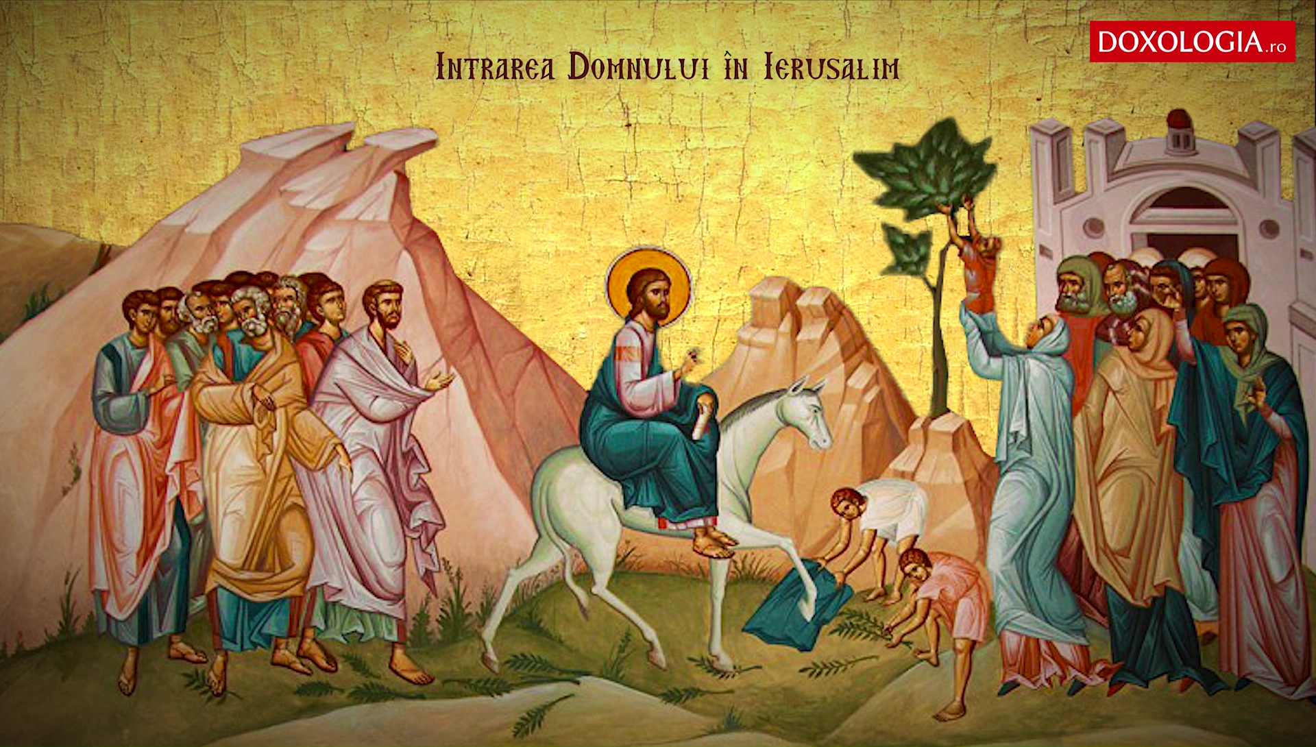 Bănescu. Intrarea Mântuitorului în Ierusalim, eveniment istoric cu multe semnificații