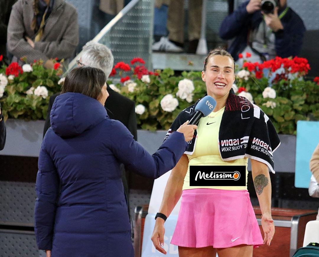 Aryna Sabalenka face meciul turneului și intră în finala de la Madrid