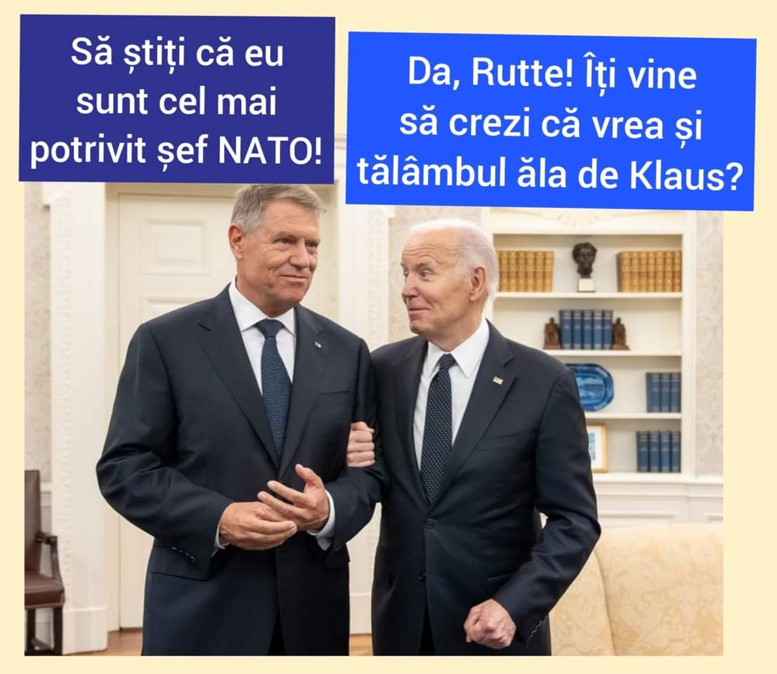 Umor pe net: Iohannis, Biden și șefia NATO
