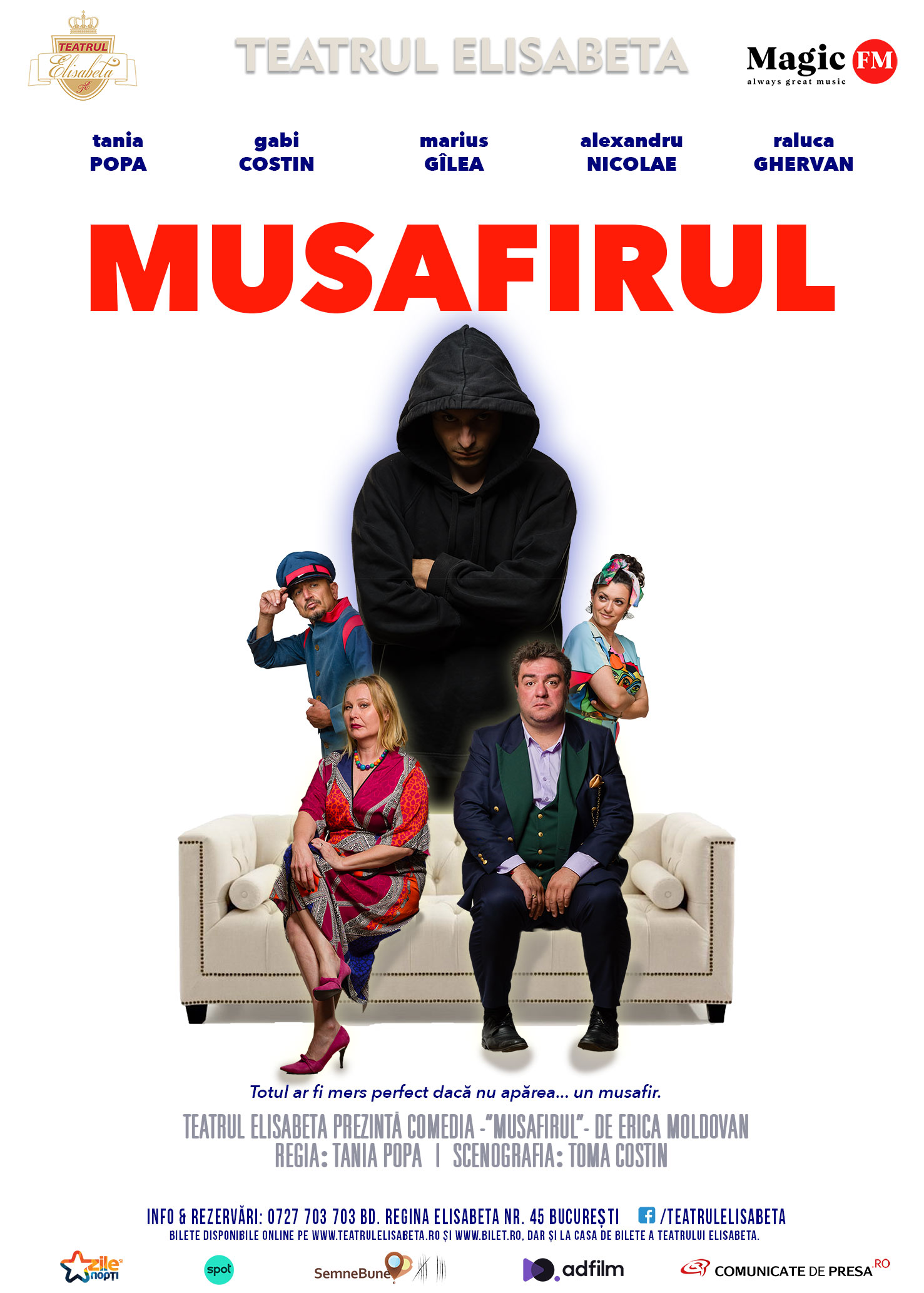 „Musafirul”: o nouă comedie la Teatrul Elisabeta