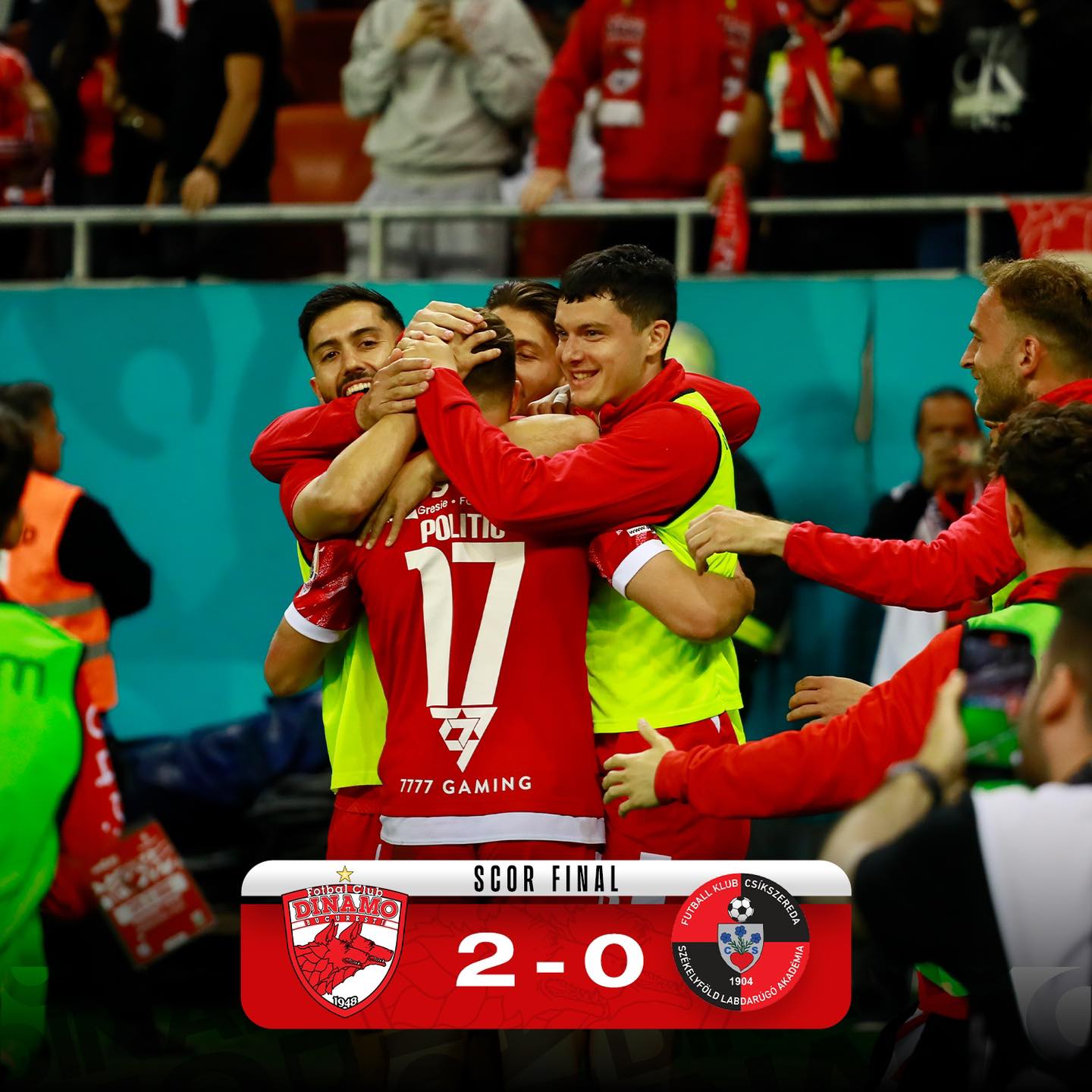 Dinamo, meci bun pe Arena Națională